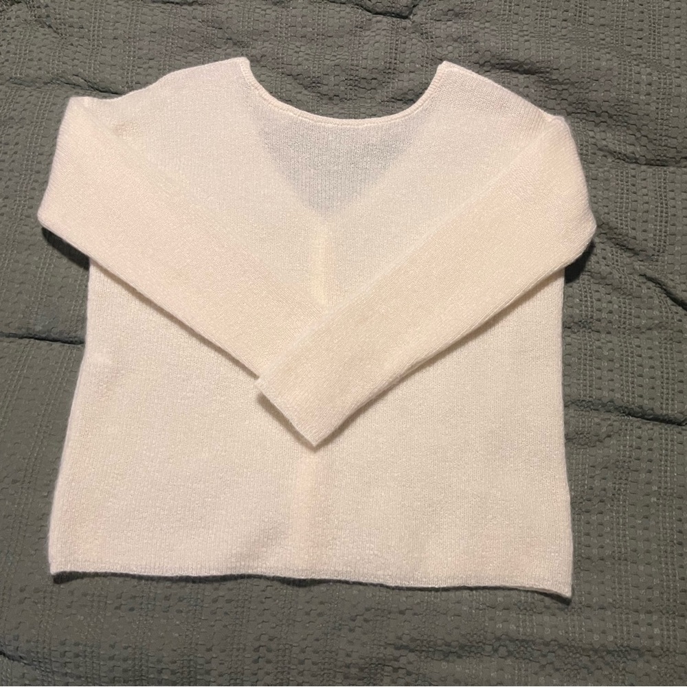 Sezane Barry Cardigan Ecru, size Small - Picture 8 of 11